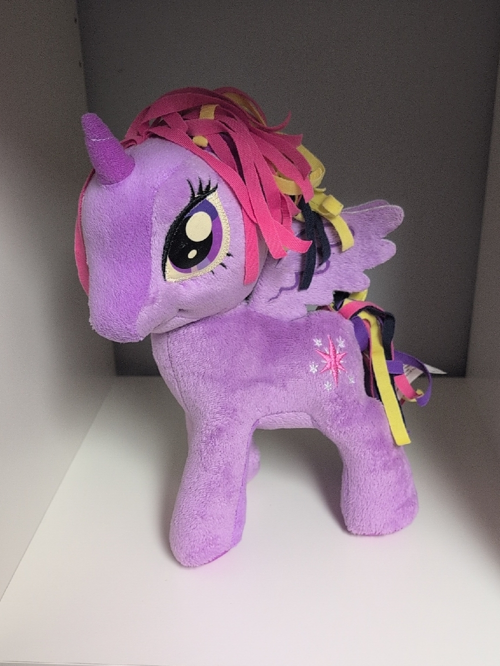 Vintage My Little Pony Twilight Sparkle MLP Plush Y2K Purple 11" 2014 Hasbro